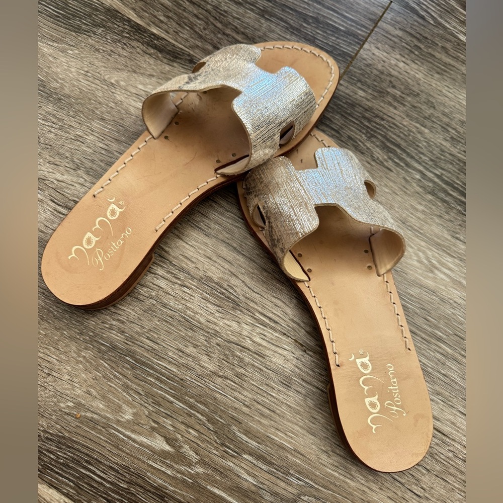 Nanà Positano | Luxury Handcrafted Sandals
leather slip on sandals slides 39